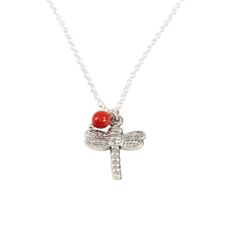 Adjustable Silver Tone Good Luck Charm Necklace w/ Huayruro Red & Black Seed Beads 16" - 18" - EvelynBrooksDesigns