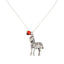 Adjustable Silver Tone Good Luck Charm Necklace w/ Huayruro Red & Black Seed Beads 16" - 18" - EvelynBrooksDesigns