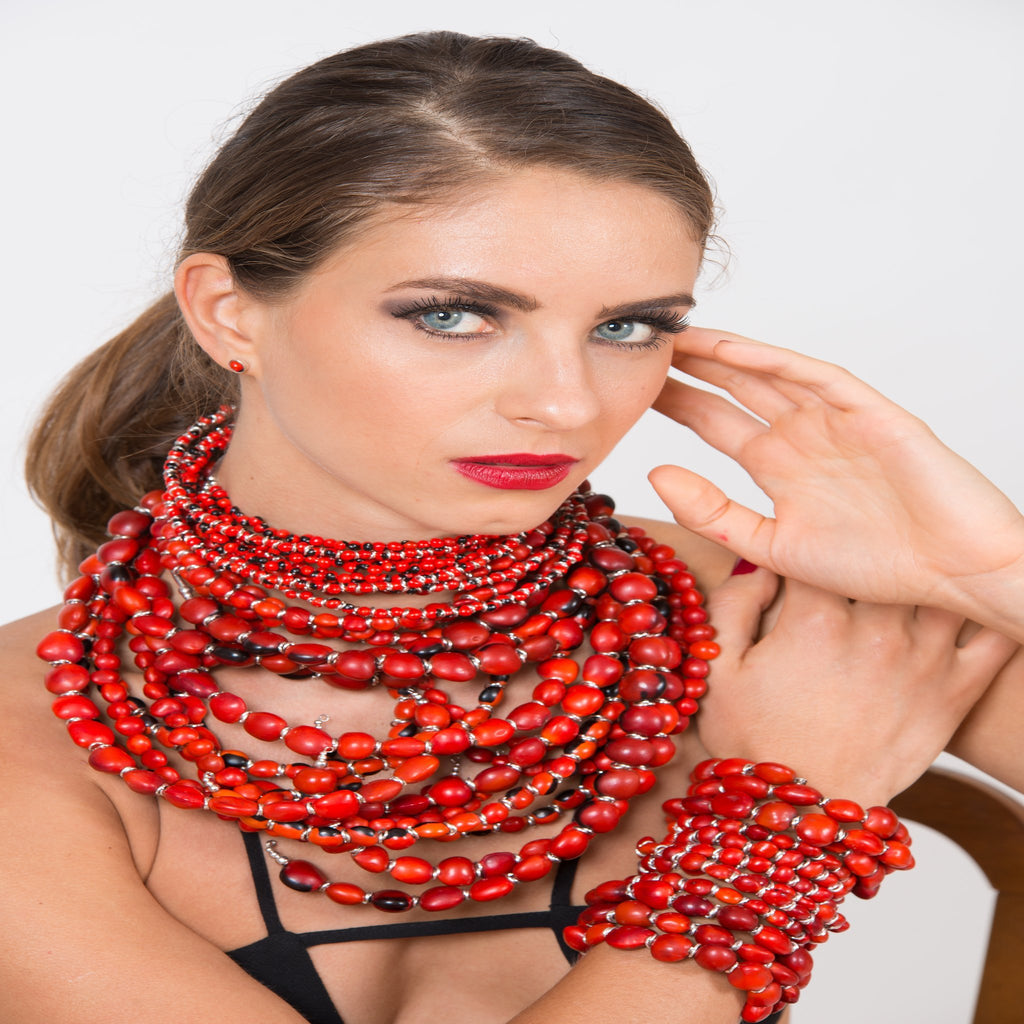 Classic Adjustable Wrap Bracelet for Women w/Meaningful Good Luck Seed Beads - EvelynBrooksDesigns