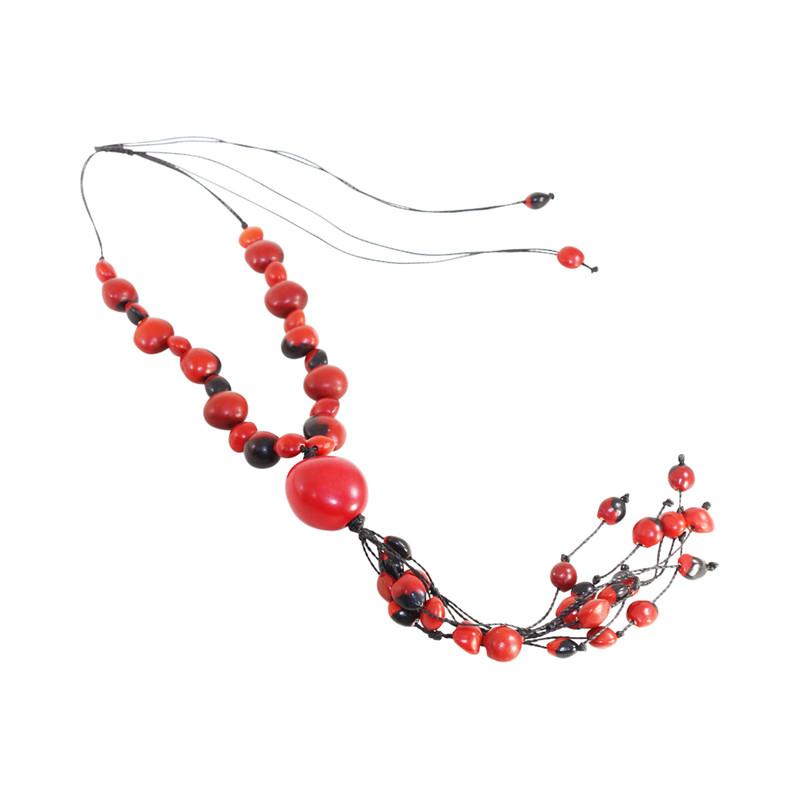 Ecofriendly Adjustable Good Luck Necklace 16"-24" - EvelynBrooksDesigns