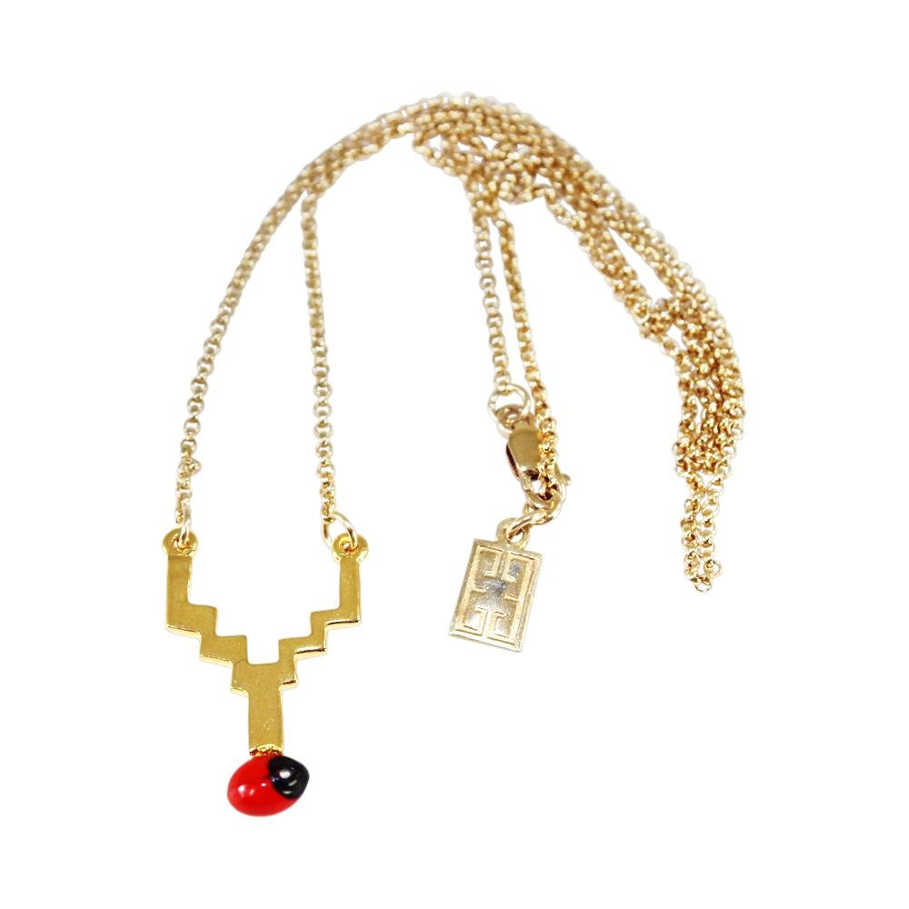 Gold Filled 18kt. Adjustable Chakana Inka Cross Good Luck Minimal Dainty Necklace 16"-18" - EvelynBrooksDesigns