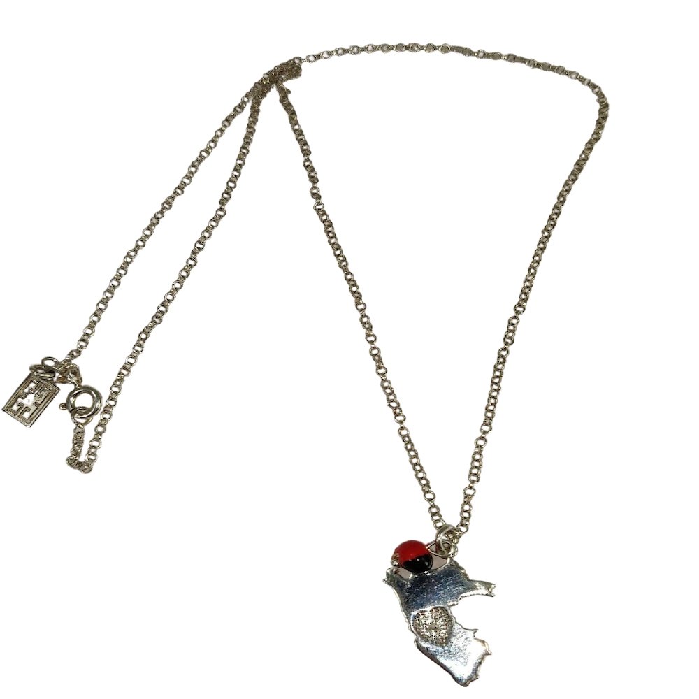 Gold/Sterling Silver Perú Filigree Adjustable Pendant/Necklace 16"-18" - EvelynBrooksDesigns