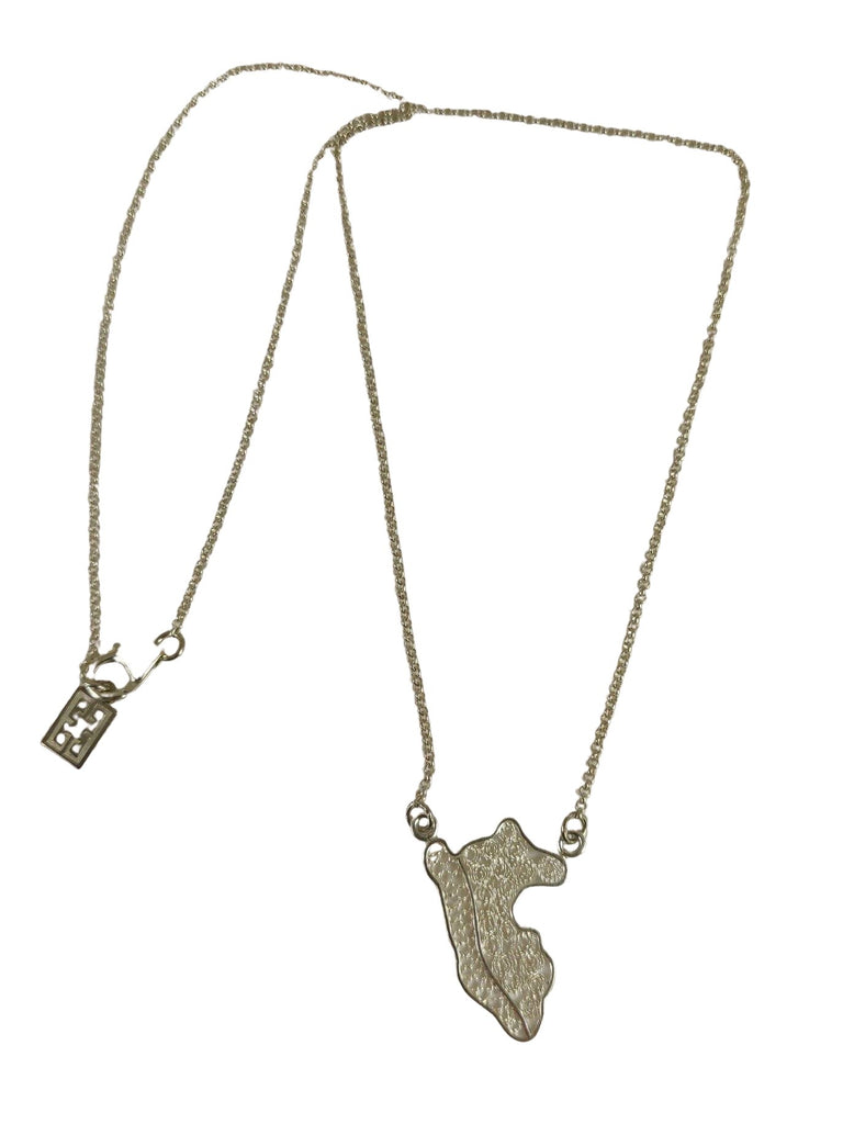 Gold/Sterling Silver Perú Filigree Adjustable Pendant/Necklace 16"-18" - EvelynBrooksDesigns