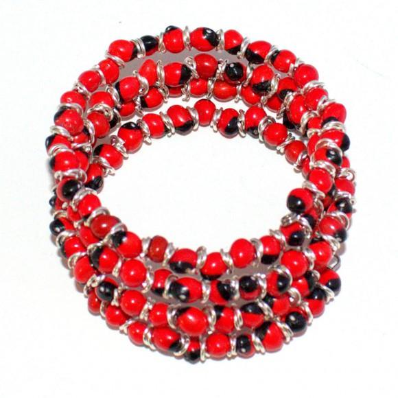 Good Luck Adjustable Wrap Bracelet for Women w/Meaningful Seed Beads - EvelynBrooksDesigns