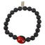 Good Luck Macrame Volcanic Stone Meaningful Unisex Bracelet - EvelynBrooksDesigns