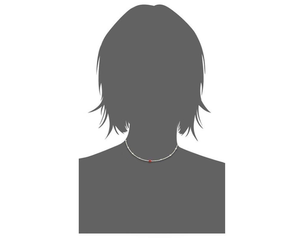 Good Luck Sterling Silver Chocker Necklace 16"-18" - EvelynBrooksDesigns