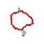Love & Friendship Charm Stretchy Bracelet w/Meaningful Good Luck, Prosperity, Love Huayruro Seeds - EvelynBrooksDesigns