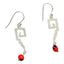 Peruvian Inspired Jewelry Design “Moschik” Long Drop Dangle Earrings - 1.5