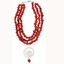 Peruvian Inspired Multiple Strand “Nazca” Red Necklace for Women w/Meaningful Seed Beads