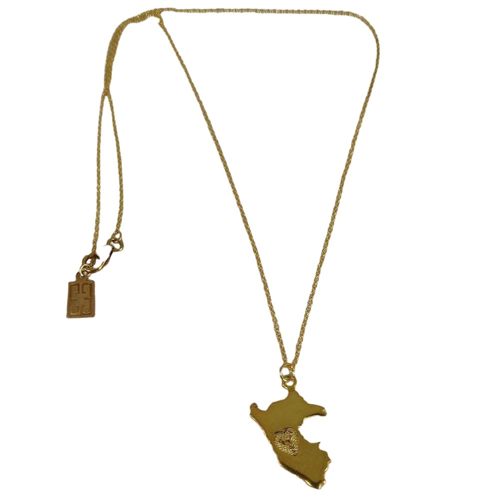 Sterling Silver/Gold Perú Filigree Adjustable Pendant/Necklace 16"-18" - EvelynBrooksDesigns