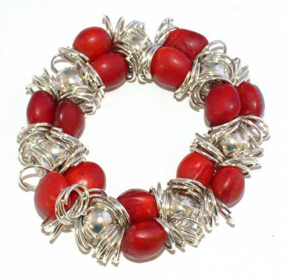 Symbol of Good Luck, Prosperity, Love & Happiness Stretchy Bracelet for Women - EvelynBrooksDesigns