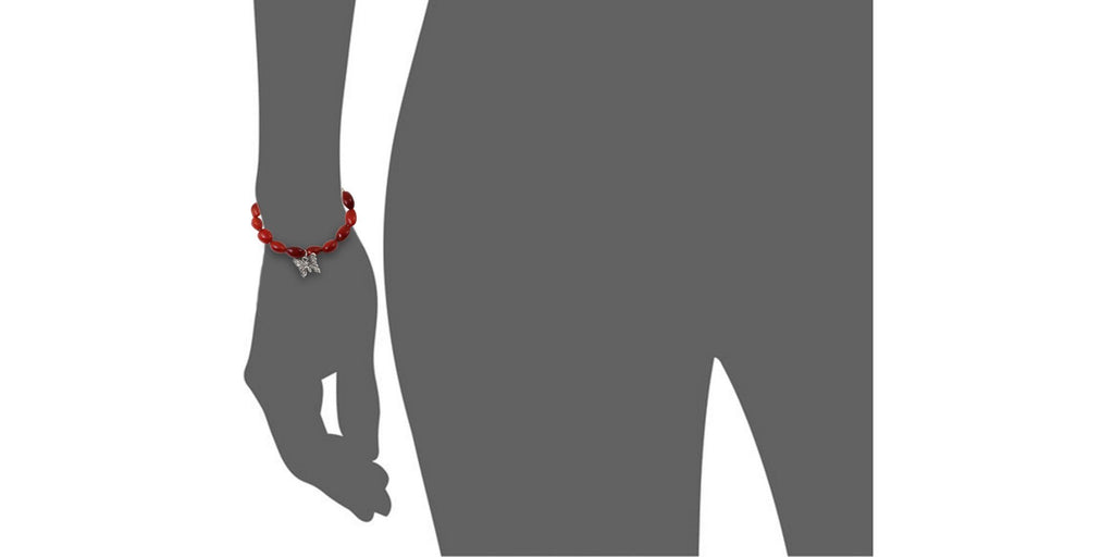 Symbol of Life Butterfly Charm Stretchy Bracelet w/Meaningful Good Luck Seed Beads - EvelynBrooksDesigns