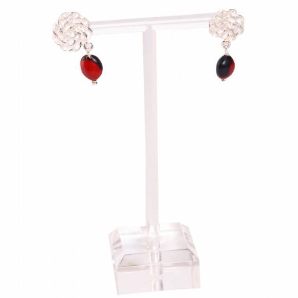 Symbol of Life “Nazca” Earrings for Women w/Meaningful Seed Beads - EvelynBrooksDesigns