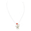 Adjustable Silver Tone Good Luck Charm Necklace w/ Huayruro Red & Black Seed Beads 16" - 18" - EvelynBrooksDesigns