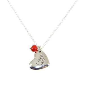 Adjustable Silver Tone Good Luck Charm Necklace w/ Huayruro Red & Black Seed Beads 16" - 18" - EvelynBrooksDesigns