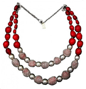 Double Strand Symbol of Good Luck Classic “Crochet” Adjustable Necklace for Women 18”- 22" - EvelynBrooksDesigns