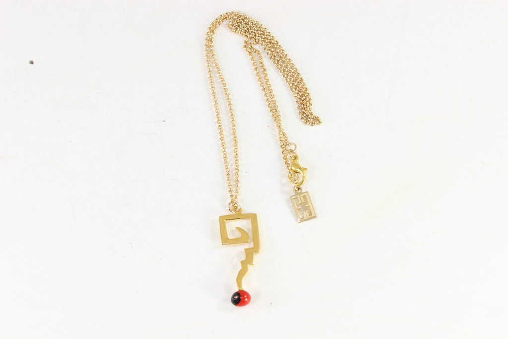 Gold Filled 18kt. Adjustable Chakana Inka Cross Good Luck Minimal Dainty Necklace 16"-18" - EvelynBrooksDesigns