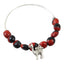 Llama Love Charm Adjustable Bangle Bracelet - EvelynBrooksDesigns