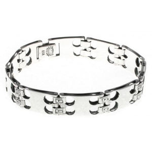“Moschik” Peruvian Inspired Double-Link Sterling Silver Bracelet - EvelynBrooksDesigns