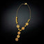 Peruvian Inspired Infinity Meaningful “Nazca” Gold Necklace for Women
