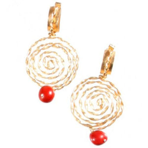 Peruvian Inspired Meaningful Good Luck “Nazca” Dangle Earrings for Women 2.5" - EvelynBrooksDesigns