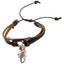 Scorpio Charm Adjustable Leather Bracelet for Women w/Huayruro Seed - EvelynBrooksDesigns