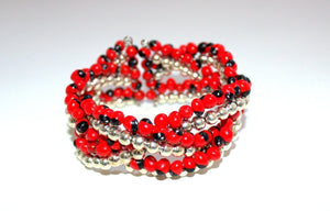 Sterling Silver Adjustable Cuff Meaningful Good Luck Bracelet - EvelynBrooksDesigns