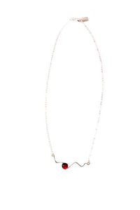 Sterling Silver/Gold Meaningful Heart Beat Good Luck Necklace - EvelynBrooksDesigns