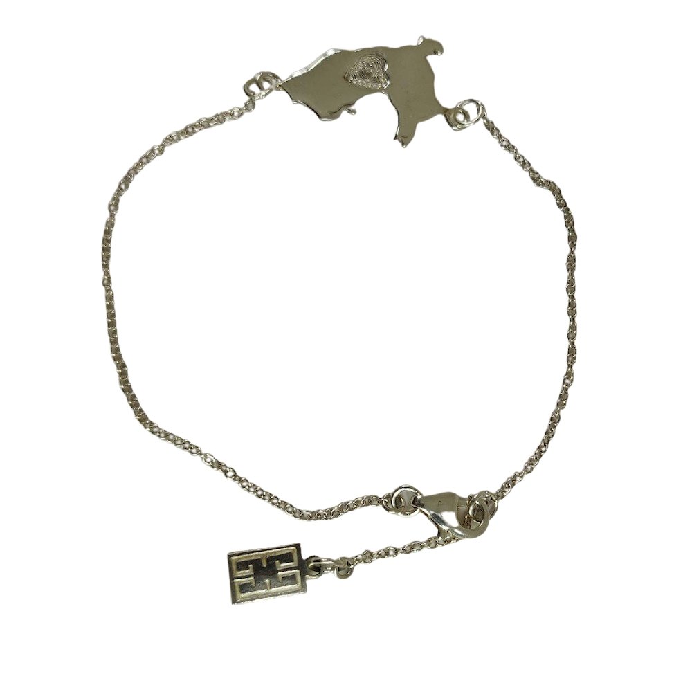 Sterling Silver/Gold Perú Filigree Adjustable Bracelet - EvelynBrooksDesigns