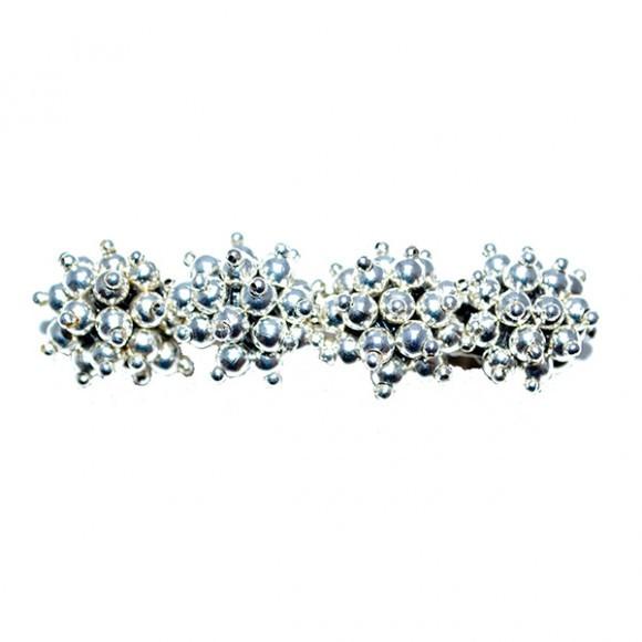 Stylish & Elegant Bridal Hair Clip Accesories w/Meaningful Huayruro Seed Beads - EvelynBrooksDesigns