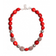 Symbol of Good Luck Classic “Crochet” Necklace for Women w/Meaningful Huayruro Seed Beads 16