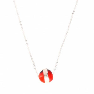 Symbol of Life Good Luck Red Necklace w/Meaningful Seed Bead 16"-18" - EvelynBrooksDesigns